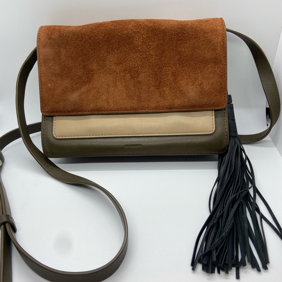 All Saints Handbags - All saints belle medium clutch.